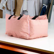 Bolsa de Transporte Pacco Puppy Rosa Cangu Ecotec para Cães e Gatos - Tam. G