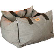 Bolsa de Transporte Pacco Puppy Cinza Cangu Ecotec para Cães e Gatos - Tam. G
