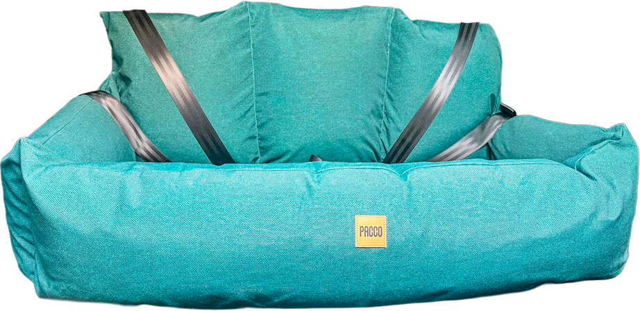 Bolsa de Transporte Pacco Puppy Verde Cangu Ecotec para Cães e Gatos - Tam. GG