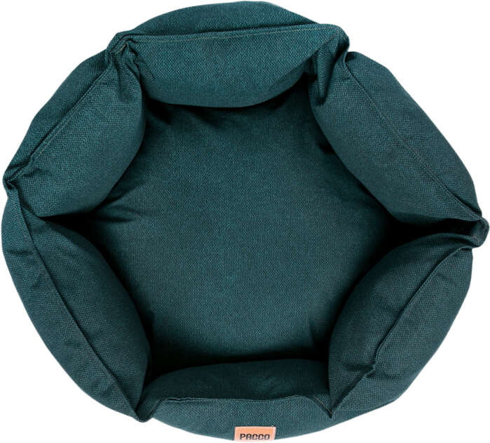 Cama Pacco Puppy Impermeável Ninho Ecotec Lisa Verde para Cães e Gatos - Tam. M