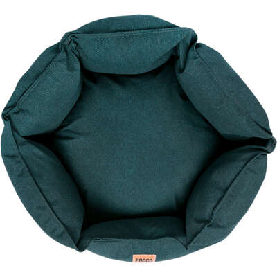 Cama Pacco Puppy Impermeável Ninho Ecotec Lisa Verde para Cães e Gatos