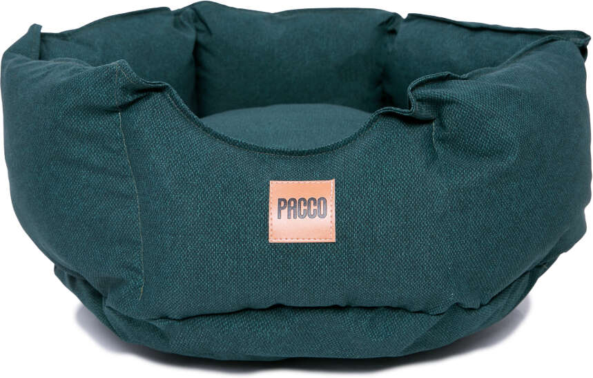Cama Pacco Puppy Impermeável Ninho Ecotec Lisa Verde para Cães e Gatos - Tam. M