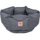 Cama Pacco Puppy Impermeável Ninho Ecotec Lisa Cinza para Cães e Gatos