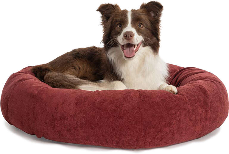 Cama Pacco Puppy Nala Redonda Boucle Canella para Cães e Gatos - Tam. G