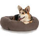 Cama Pacco Puppy Nala Redonda Boucle Marrom para Cães e Gatos