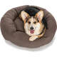 Cama Pacco Puppy Nala Redonda Boucle Marrom para Cães e Gatos