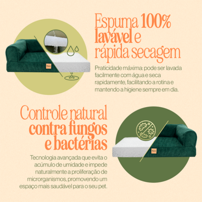 Cama Pacco Puppy Sense Boucle Canella C-Core para Cães e Gatos