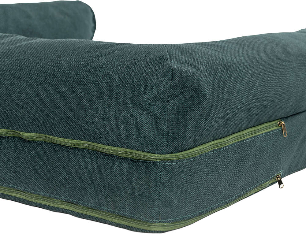 Cama Pacco Puppy Sense Ecotec Verde C-Core para Cães e Gatos - Tam. M