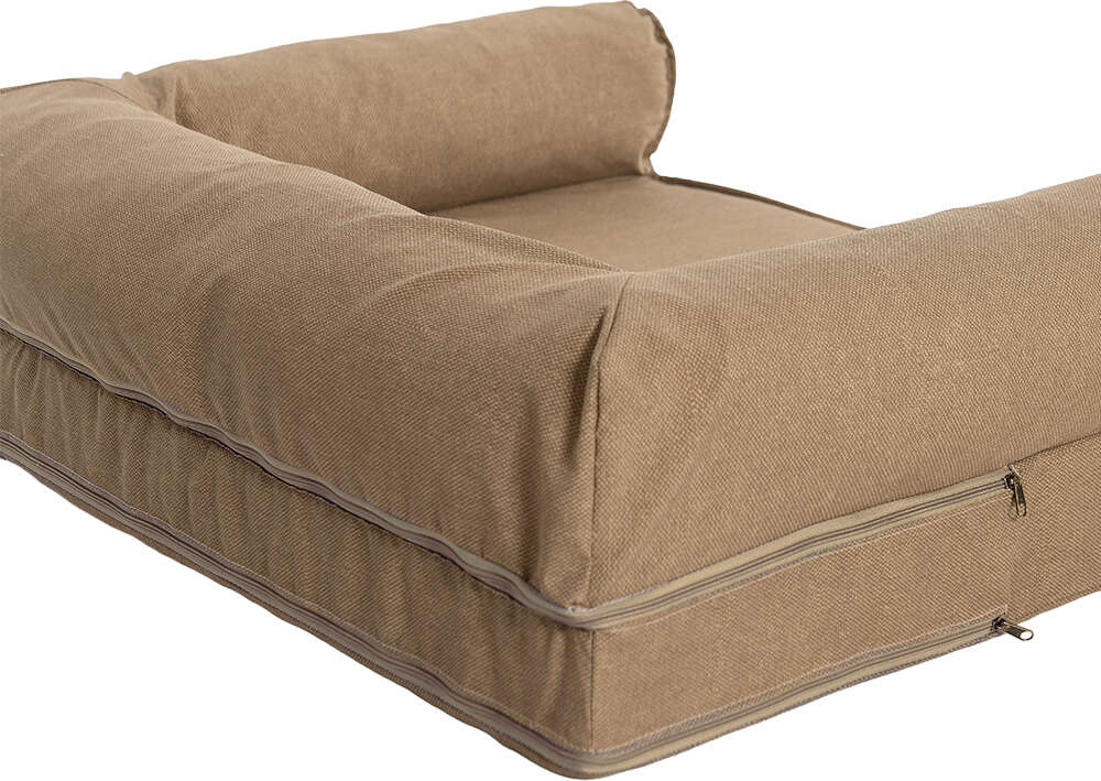 Cama Pacco Puppy Sense Ecotec Bege C-Core para Cães e Gatos - Tam. GG