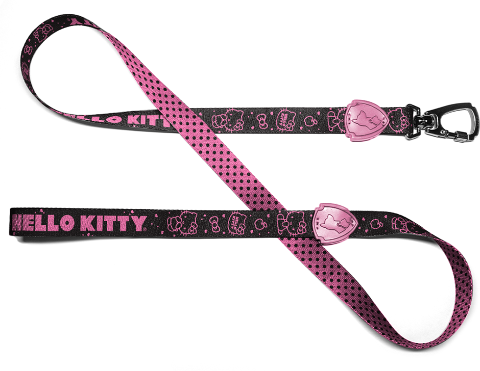 Guia Tradicional Freefaro Hello Kity Black para Cães - Tam. M