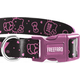Coleira com Tag Id Freefaro Hello Kity Black para Cães