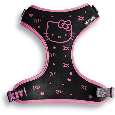 Peitoral Air Freefaro Hello Kity Black para Cães e Gatos”