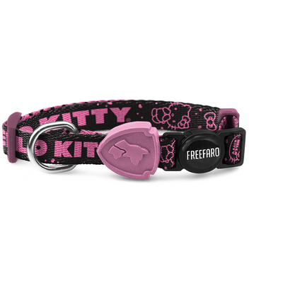 Coleira Freefaro Hello Kity Black para Gatos