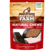 Casco Bovino Recheado Natural Farm para Cães sabor Bacon e Queijo - 2 Unidades