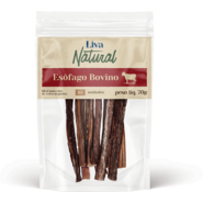 Petisco Mastigável Liva Natural Esôfago Bovino para Cães - 10 Unidades