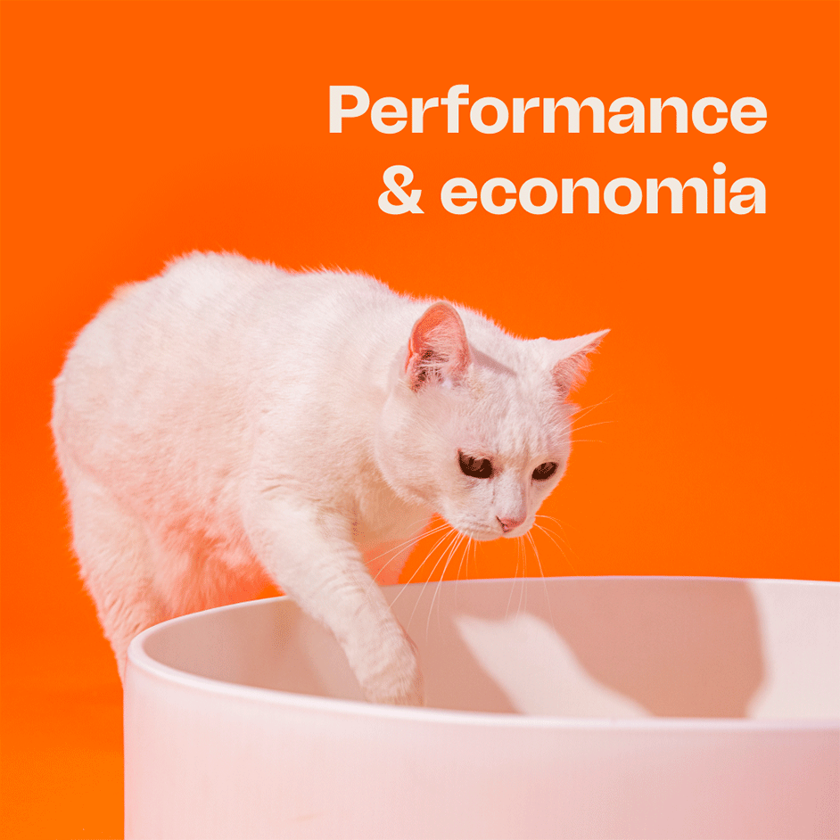 Granulado Higiênico de Tofu com Areia Mineral Meau para Gatos - 2,5Kg
