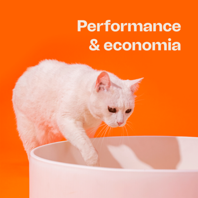 Granulado Higiênico de Tofu com Areia Mineral Meau para Gatos