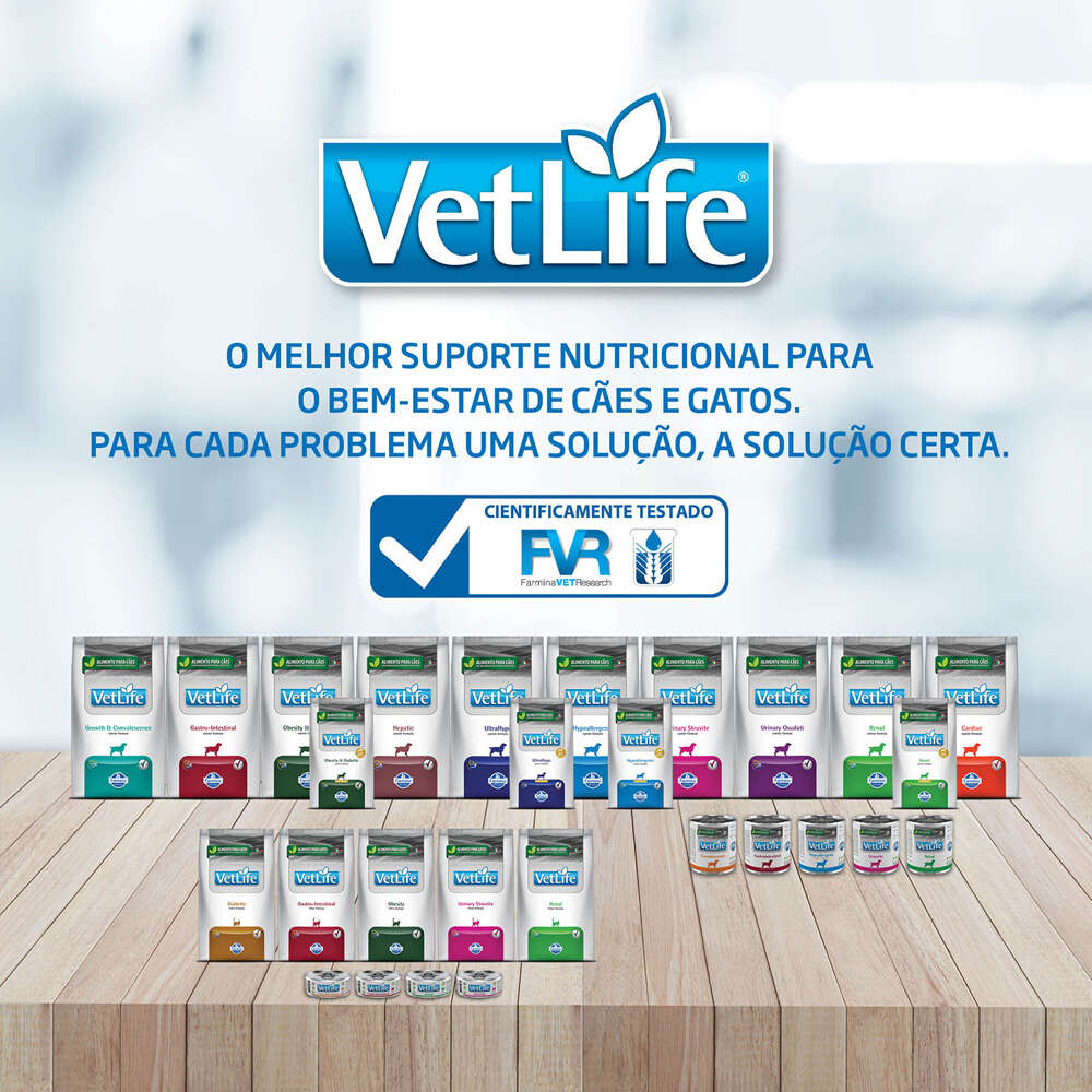 Ração Seca Farmina Vet Life Natural Hypoallergenic Pork e Potato para Cães Adultos Raças Mini e Pequena - 2Kg