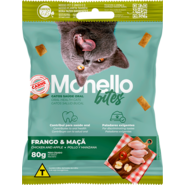 Petisco Mon Bites Monello Saúde Oral para Gatos Adultos sabor Frango e Maçã - 80 g
