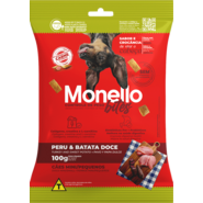 Petisco Mon Bites Monello Controle de Peso para Cães Adultos Raças Mini e Pequena sabor Peru e Batata Doce - 100 g