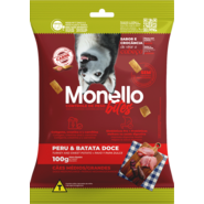 Petisco Mon Bites Monello Controle de Peso para Cães Adultos Raças Média e Grande sabor Peru e Batata Doce - 100 g