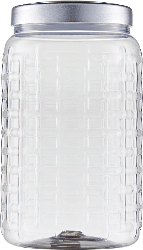 Pote Organizador Industria Bandeirante Wave Matte Prata - 1000 mL