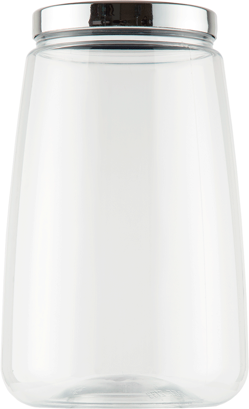 Pote Organizador Industria Bandeirante Metal Prata - 3000 mL