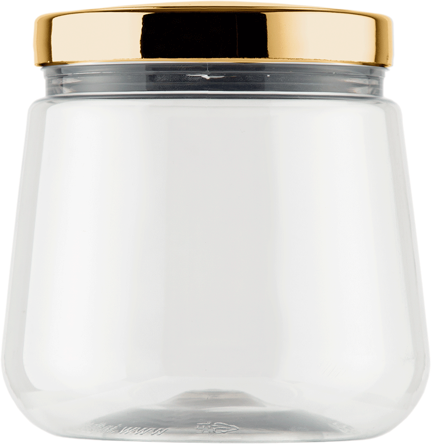 Pote Organizador Industria Bandeirante Metal Dourado - 1200 mL
