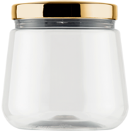 Pote Organizador Industria Bandeirante Metal Dourado - 1200 mL