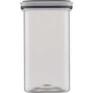 Pote Organizador Quadrado Industria Bandeirante Tampa Preta - 1500 mL