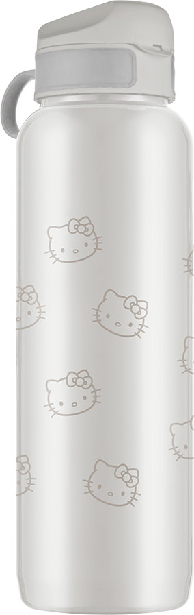 Squeeze Pet Industria Bandeirante Hello Kitty Cinza - 1000 mL