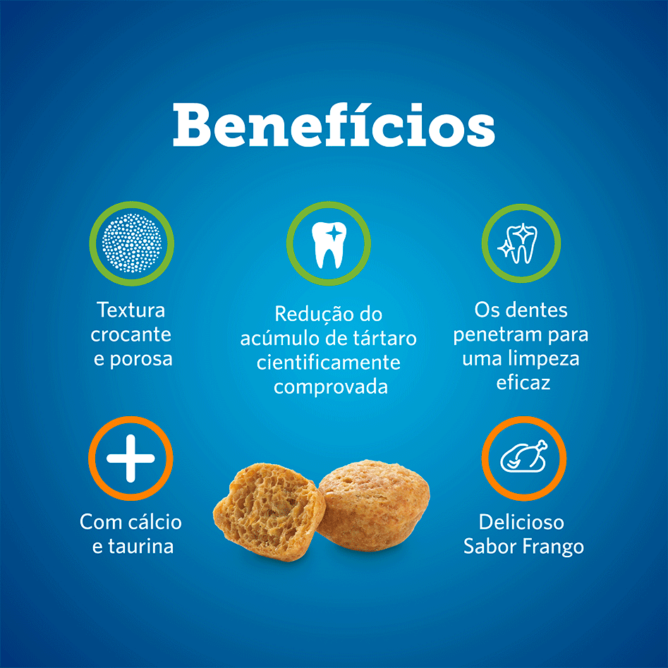 Petisco Purina DentaLife DentaLife para Gatos Adultos Sabor Frango - 40g
