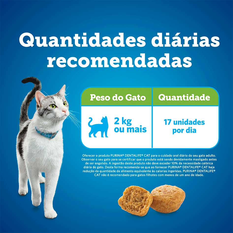 Petisco Purina DentaLife DentaLife para Gatos Adultos Sabor Frango - 40g
