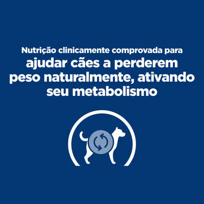 Ração Seca Hill’s Prescription Diet Metabolic Obesidade para Cães Adultos e Sênior Raças Pequenas sabor Frango
