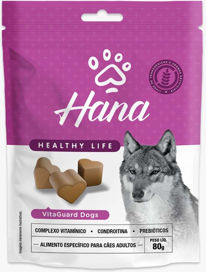 Snack Hana Healthy Life Vitaguard Dogs Adultos - 80 g
