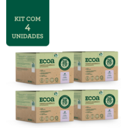 Tapete Higiênico Biodegradável Ecoa para Cães - 80 Unidades (4 Pacotes)