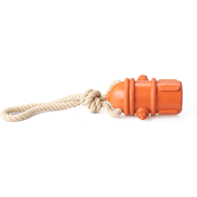 Brinquedo Mordedor Future Pet Hidrante de Borracha Natural com Corda para Cães