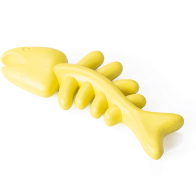 Brinquedo Mordedor Ecoa Espinha de Peixe de Fibra de Coco para Cães