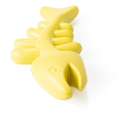 Brinquedo Mordedor Ecoa Espinha de Peixe de Fibra de Coco para Cães