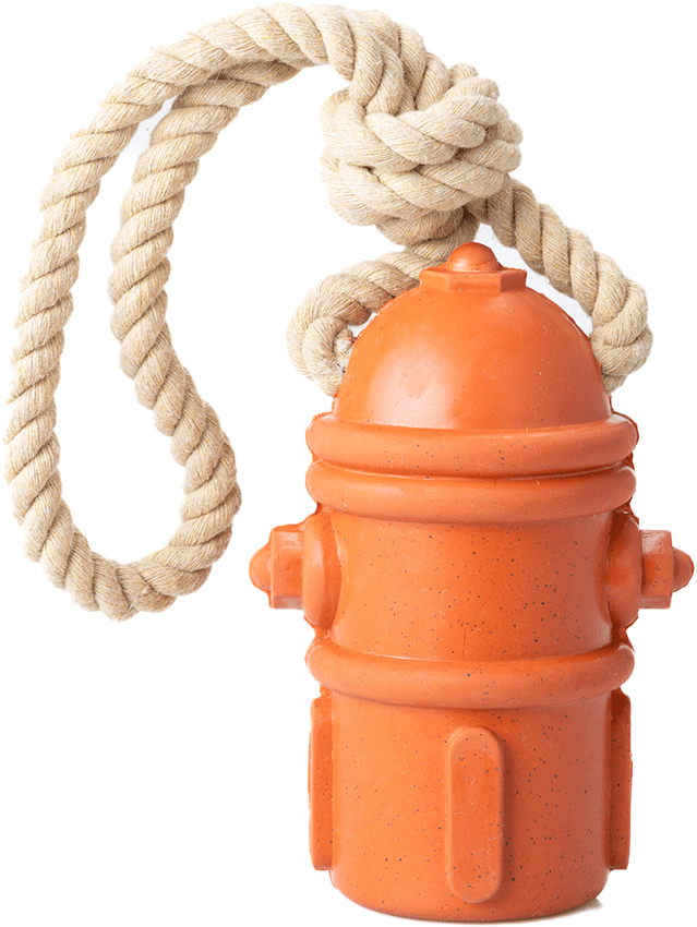 Brinquedo Mordedor Future Pet Hidrante de Borracha Natural com Corda para Cães - Tam. G
