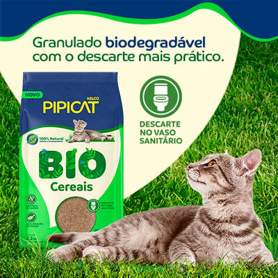 Granulado Sanitário Pipicat Bio Cereais