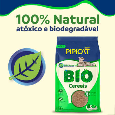 Granulado Sanitário Pipicat Bio Cereais
