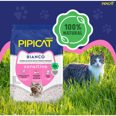 Granulado Sanitário Pipicat Bianco Sensitive