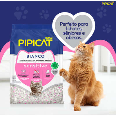Granulado Sanitário Pipicat Bianco Sensitive