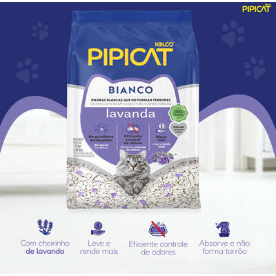 Granulado Sanitário Pipicat Bianco Lavanda