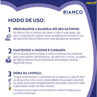 Granulado Sanitário Pipicat Bianco Lavanda