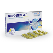 Suplemento Aminoácido Omnilab Nitrosteril Vet Hign End Line 600 mg para Cães e Gatos - 20 Comprimidos