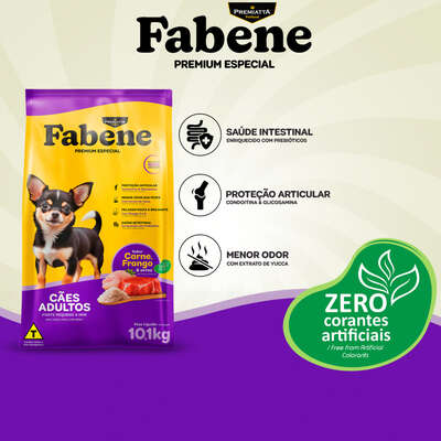 Ração Seca Fabene Premium Especial para Cães Raças Pequenas e Miniaturas
