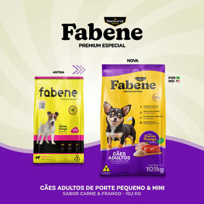 Ração Seca Fabene Premium Especial para Cães Raças Pequenas e Miniaturas