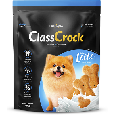 Biscoito Premiatta Classcrock para Cães sabor Leite
